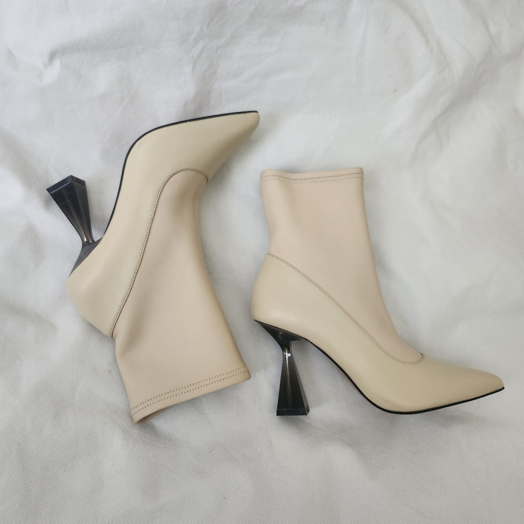Ted Baker London Women's Liya Natural Ankle Leather Boots Sz 36